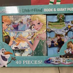 Frozen First Look And Find Puzzle Book