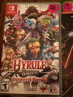 Hyrule Warriors definitive edtion Nintendo switch