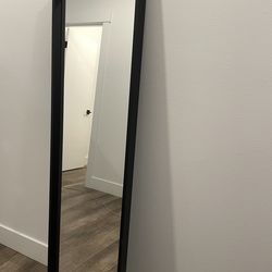 Full Length Mirror Black