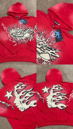 Red Hellstar hoodie size small