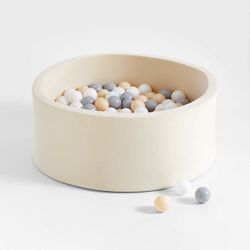 Crate & Barrel Pop-Up Ball Pit with Neutral Balls
