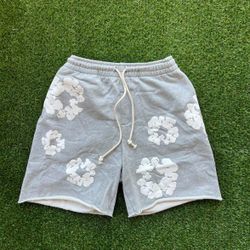 Grey Denim tears Shorts