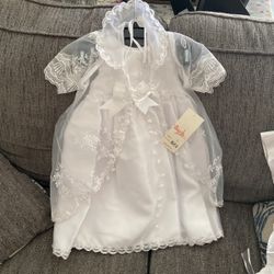 Baptism Dress Size 12 Months