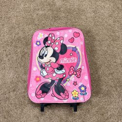 16in Kids’ Minnie Mouse Rolling Luggage