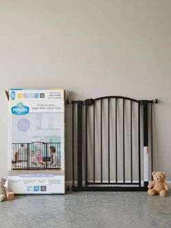 2 Regalo Super Wide Safety Gates (29"-58" W x 30" H) – Good Condition w/ All Accessories