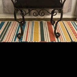 Black Vintage Unique Ottoman 