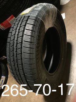 4 new 265-70-17