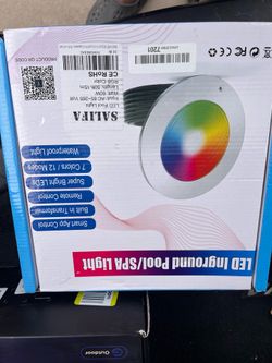 Pool Lights for Inground Pool, 60W 10 Inch Color Changing LED Inground Pool Light with Controller, Remote and APP Control for Wet Niche, Underwater Sw