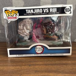 This is the Funko Pop! Moment – Tanjiro vs Rui (#1034) from Demon Slayer.