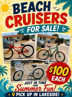 Beach Cruisees for Sale