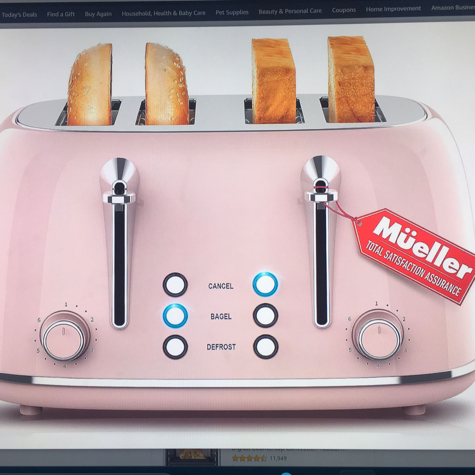 Mueller Retro Toaster 2 Slice