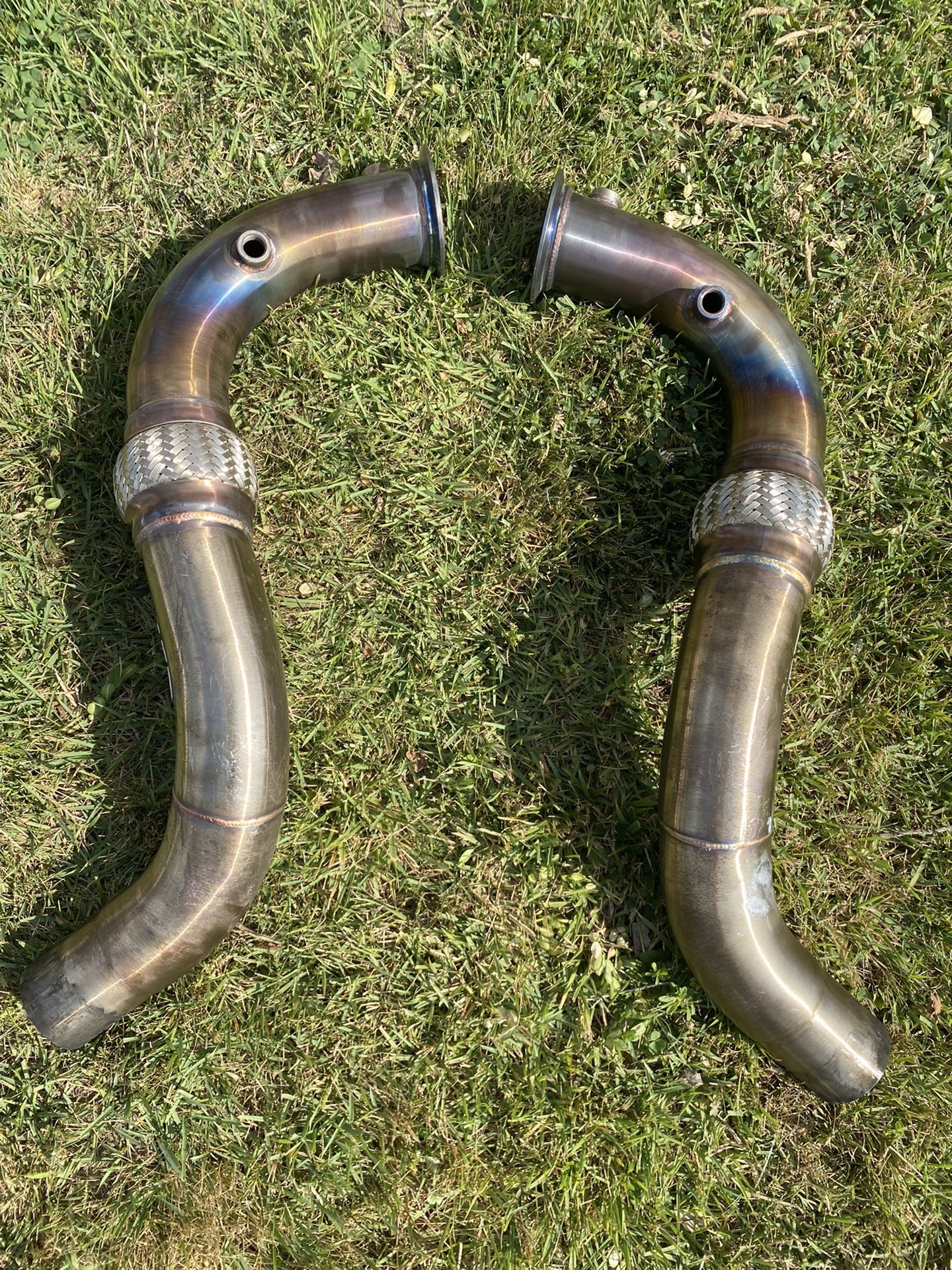 BMW F10 550I N63 / N63TU 3" CATLESS DOWNPIPES