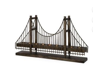 Bridge Rust Finish Tealight Candle Holder