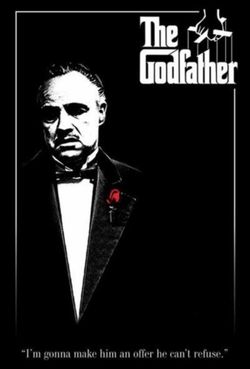The Godfather Movie Poster 24 x 36 Inches Full Sized Print Plexiglass Framed & Ready for Display