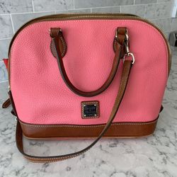 Dooney & Bourke Pebble Grain Zip Zip Satchel