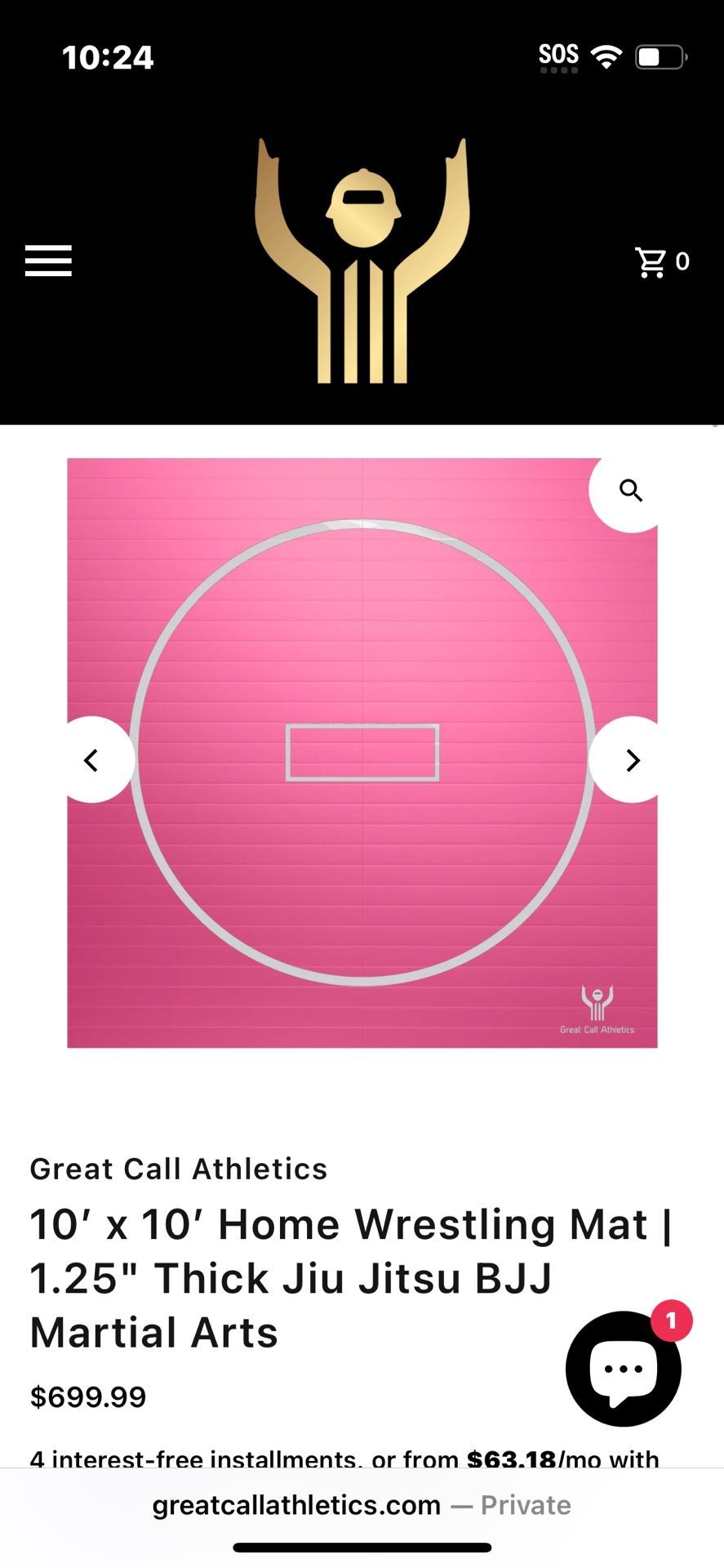 Great Call Athletics Professional Style Mat 