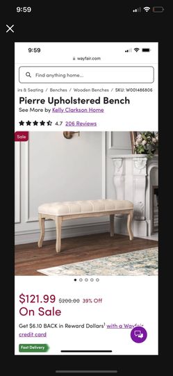Bench HOME decor