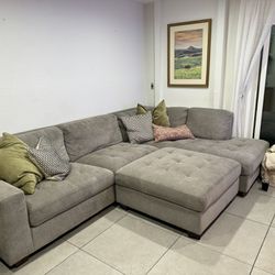 Grey Sectional Couch - CHEAP