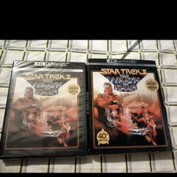 Star Trek II: The Wrath of Khan (Ultra HD, 1982) OOP ULTRA HD NEW WITH SLIPCOVER