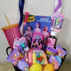 K POP DEMON HUNTERS EASTER BASKET. ( PICK UP IN MODESTO.)