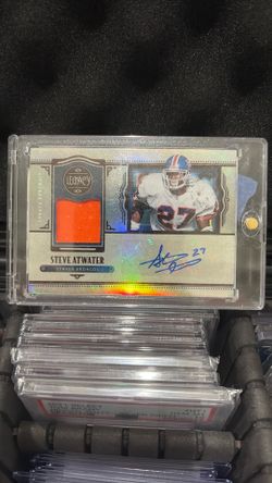 Steve Atwater/100 patch / auto (certified game worn)