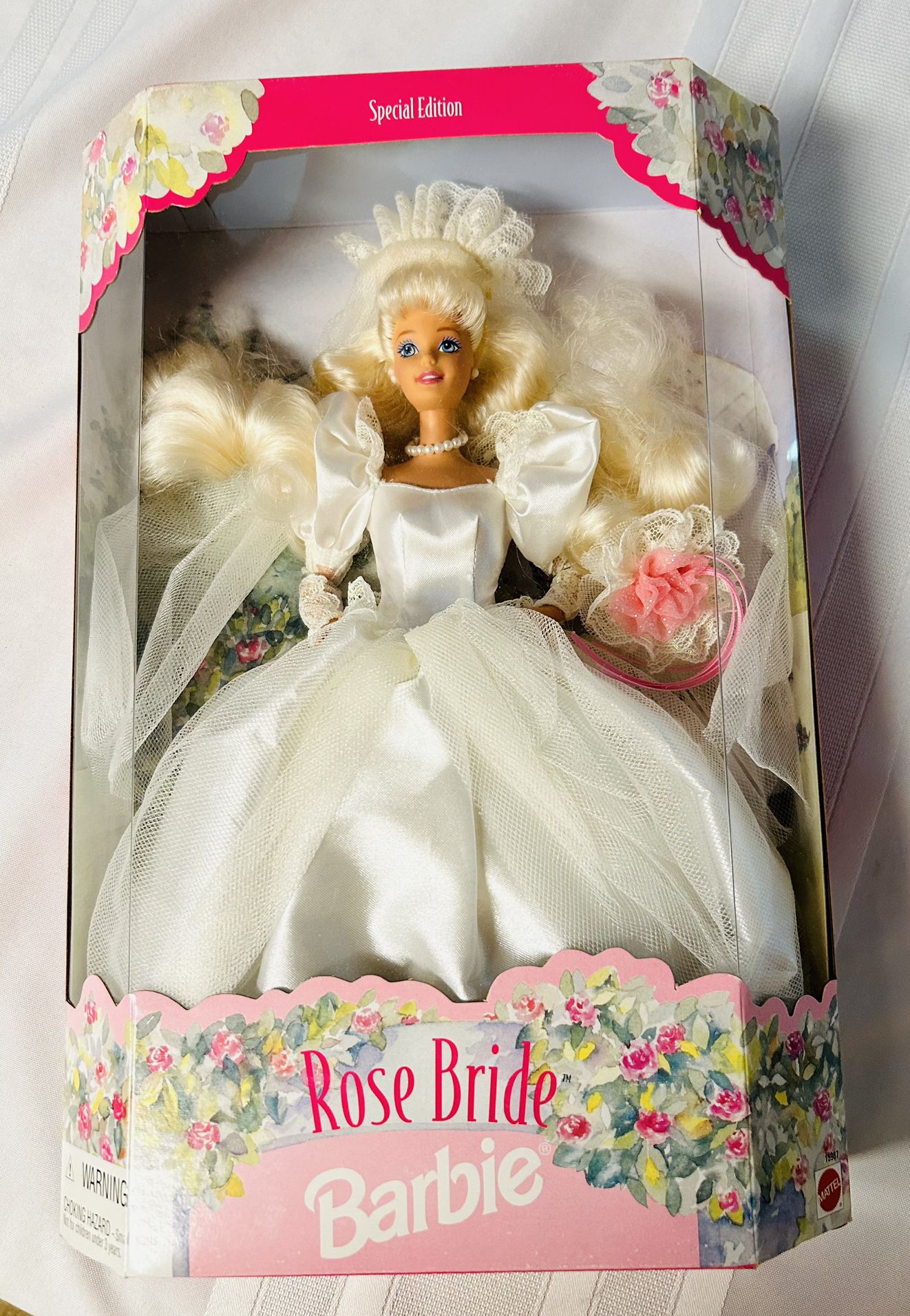 Rose Bride Barbie (NIB)