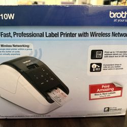  Brother QL-810W Wireless Professional Label Printer – New in Box