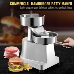 Burger Press Patty Maker Hamburger Stick Bbq Mold Stuffed Meat Grill 5" Diameter