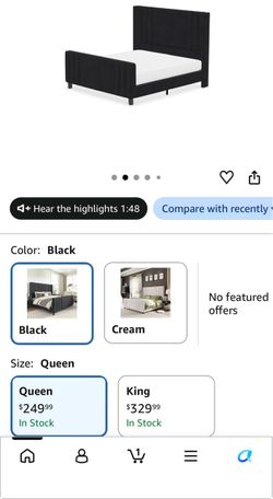 New bed
