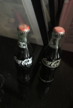 Very old coke bottles