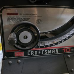 Sears Craftsman 10in Table Saw