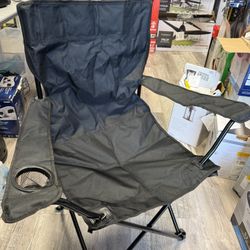 Polyester Black Folding Camping Carrying Strap/Handle Included