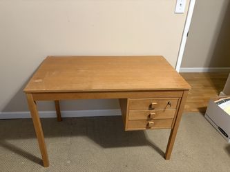Mid Century Modern teak desk by Domino Møbler