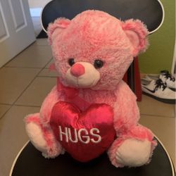 Pink Stuffed Bear 