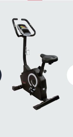Magnetic Upright Programmable Exercise Bike With Heart Rate Monitor