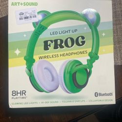 Led Frog Headphones Wireless