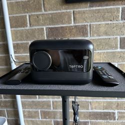 100” Projection Screen & Projector