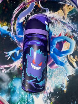 POKÉMON x OWALA GENGAR 16oz Purple Black Stainless Steel Water Bottle