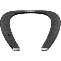 NEW Monster Boomerang Petite Neckband Bluetooth Speaker - Black 