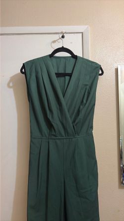 Vintage emerald green pant bodysuit