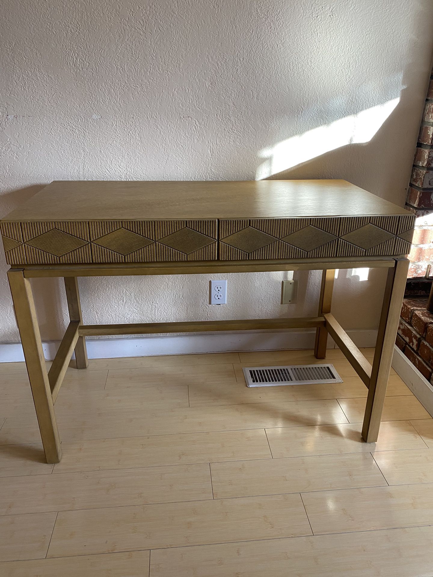 Tachuri wood writing desk, with free chair! 