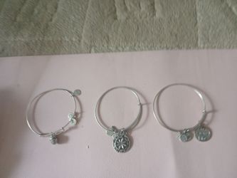 Silver Alex Ani bracelet