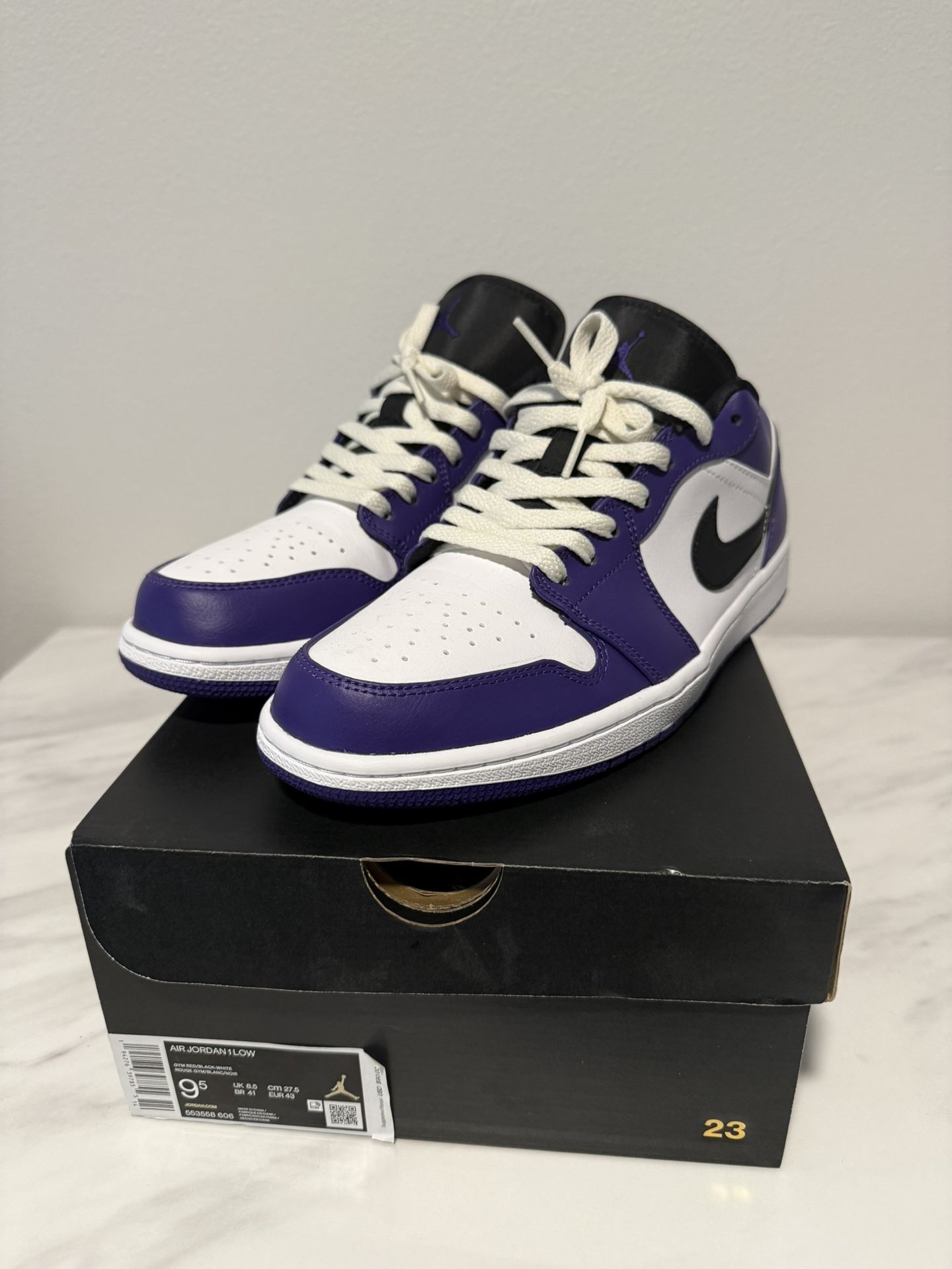 Air Jordan 1 Low ‘Court Purple’ (9.5)