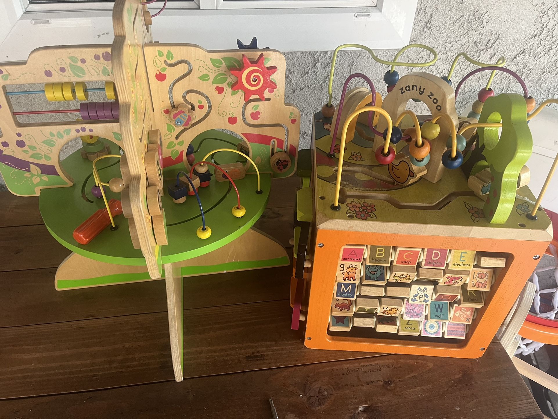 Wooden Activity Toy $10For Both