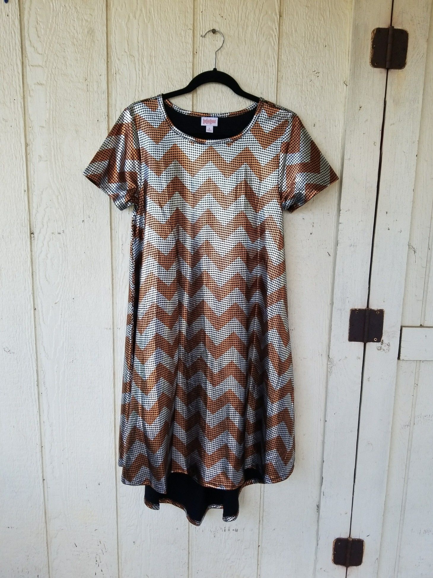 LuLaRoe brown Carly dress