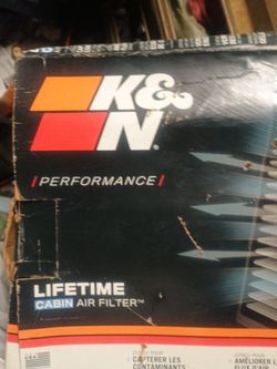 K&N cabin filter for F150 2021 or newer