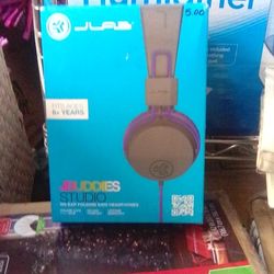 JLab Studio On-Ear Folding Kids Headphones 