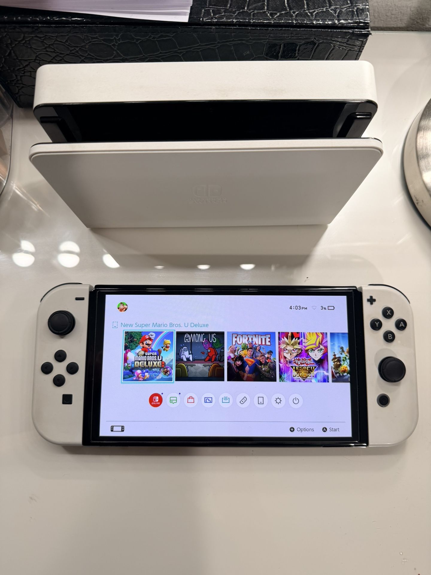 Nintendo Switch-OLED Model  w/White Joy-Con