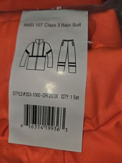 ANSI CLASS 3 RAIN SUIT
