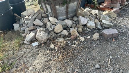 Rocks and concrete
